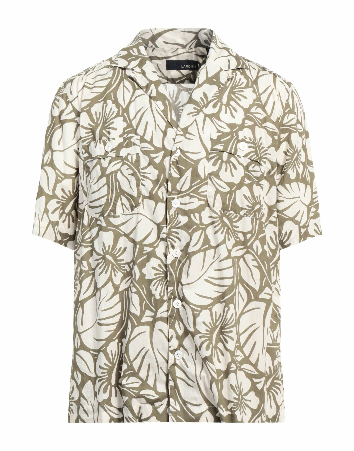Lardini Mens Shirt Military in Green