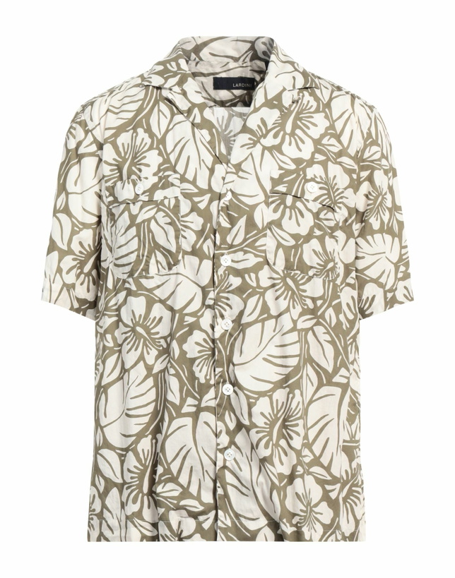 Photo: Lardini Mens Shirt Military in Green