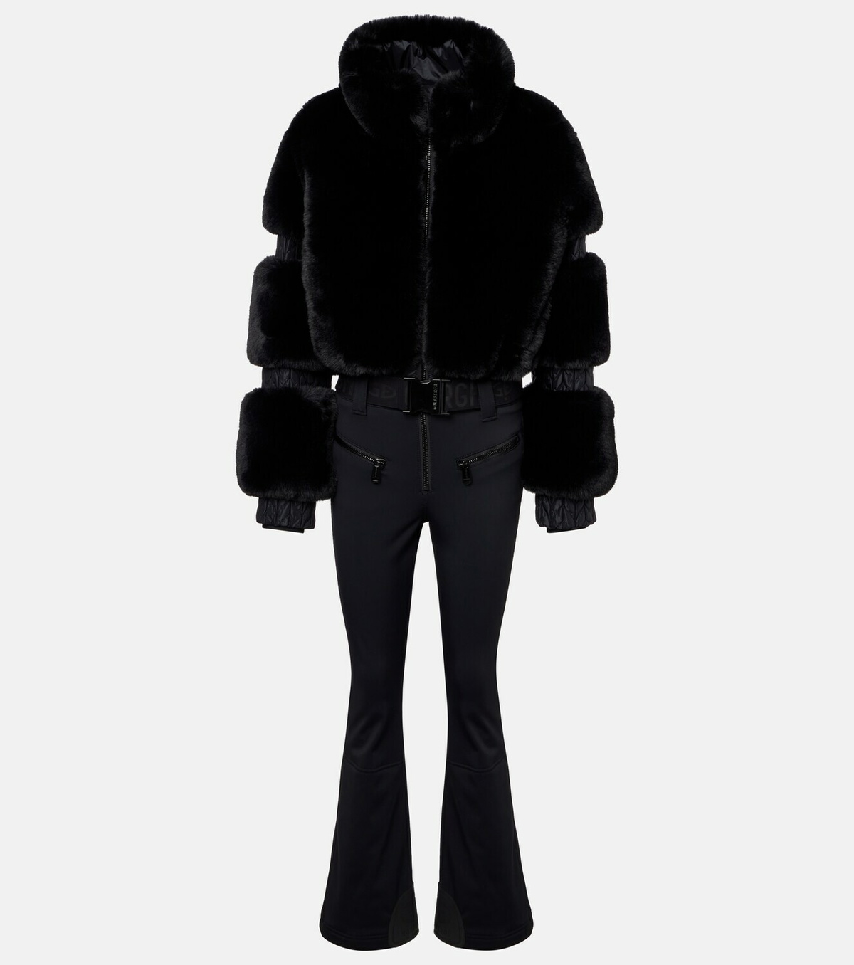 Goldbergh Lieke faux fur-trimmed ski jumpsuit