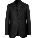 Canali - Kei Slim-Fit Unstructured Wool Blazer - Black