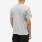 PACCBET Men's Small Logo T-Shirt in Grey Melange