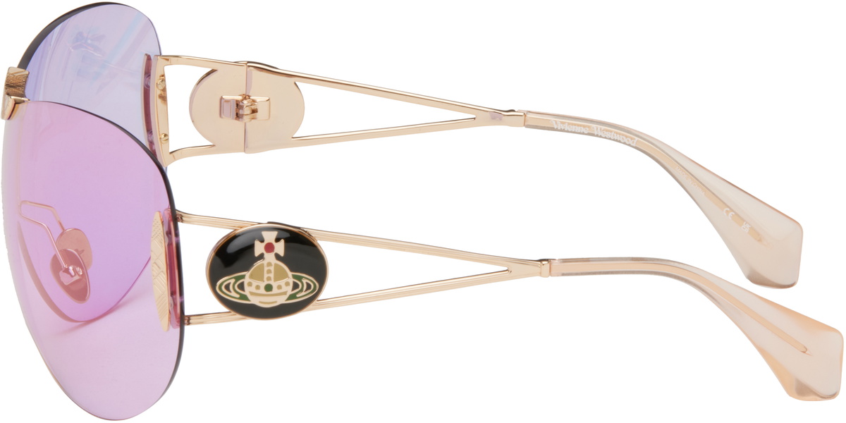 Vivienne Westwood Gold Tina Sunglasses