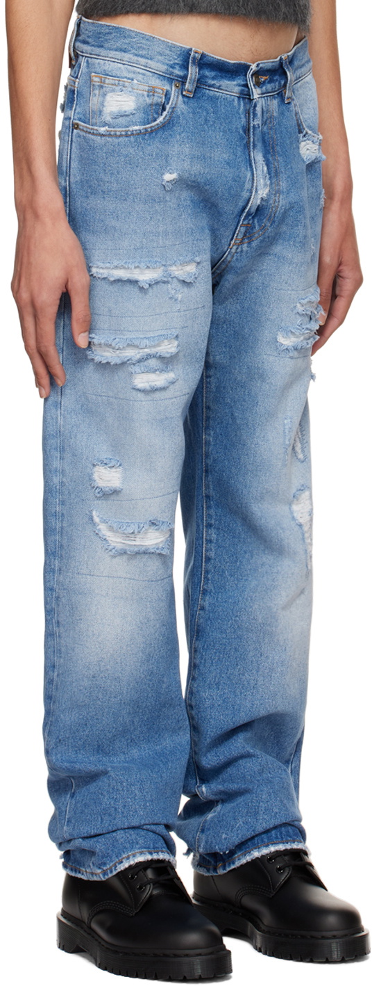 Blue Chic Distressed Jeans