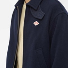 Danton Men's Wool Zip Jacket in Navy