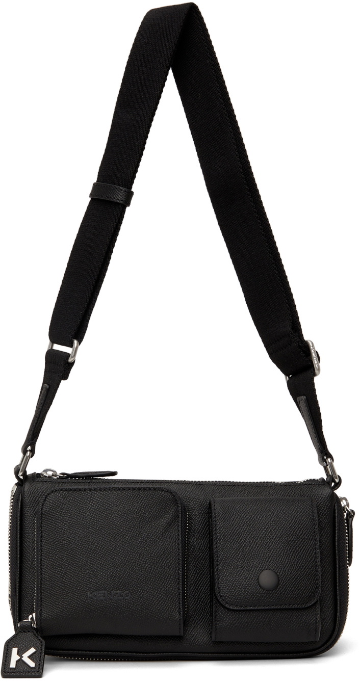 CRONOS compact shoulder BAG【BLACK】 Kenzo Black Small Kompact Shoulder Bag Kenzo