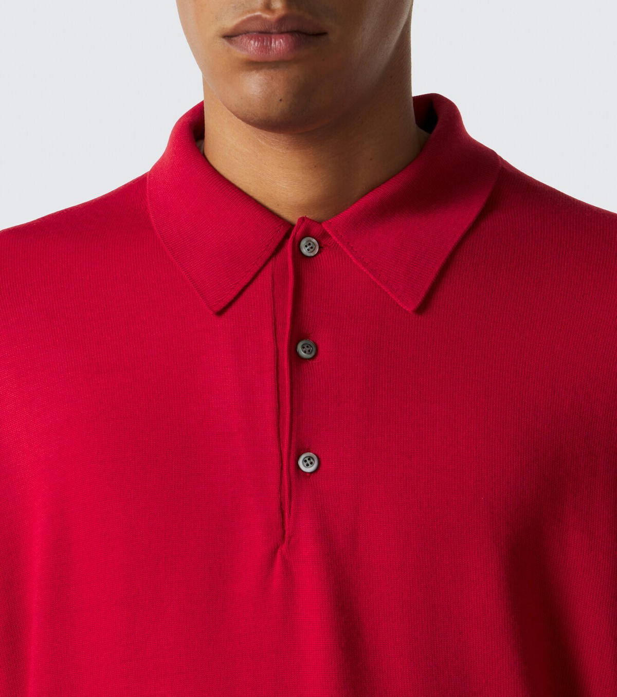 A.Presse Wool polo sweater