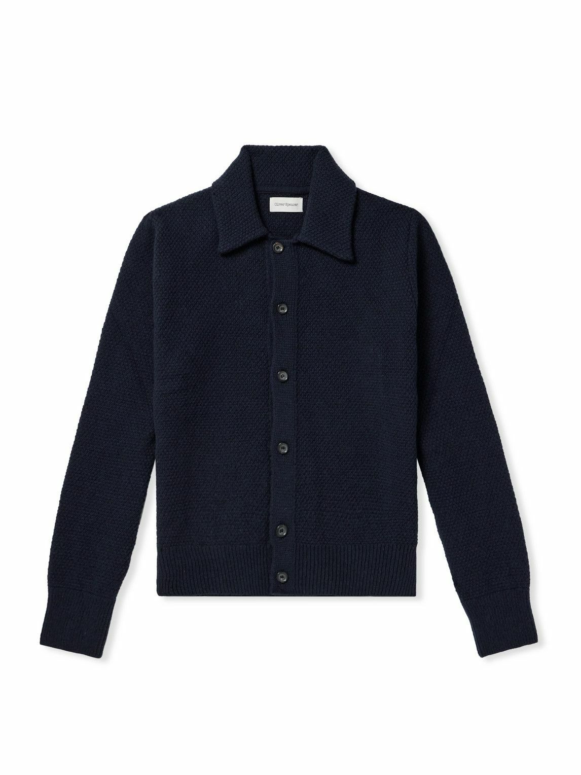 Oliver Spencer - Britten Wool Cardigan - Blue