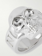 Alexander McQueen - Skull Silver-Tone Ring - Silver