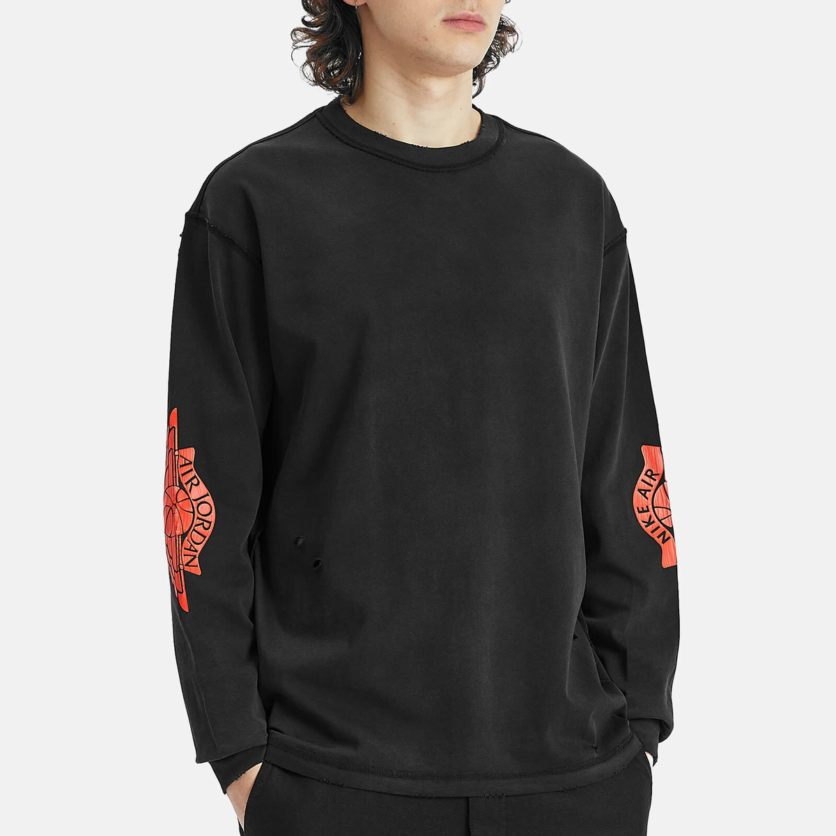 【Nike】Air Jordan Rair Air 85' Long Sleeve T-Shirt Air Jordan Men's Rair Air 85' Long Sleeve T-Shirt in Black