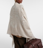 Max Mara Lancia cashmere, silk, and wool scarf