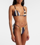 SIR String striped bikini bottoms