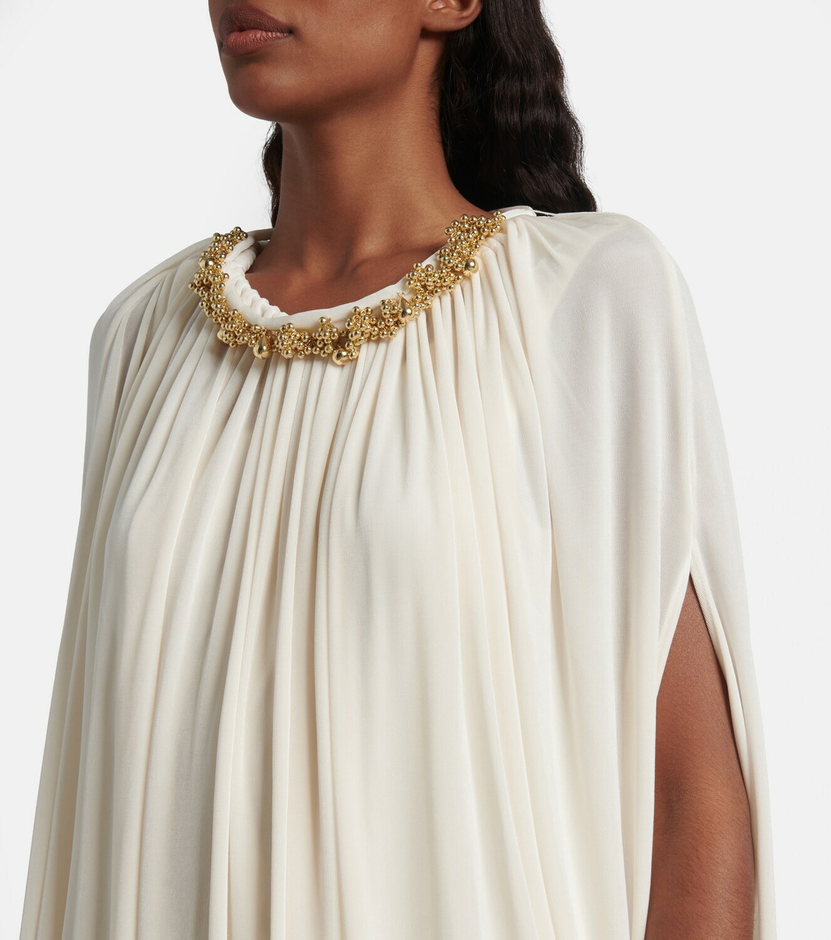 Xu Zhi Embellished draped minidress