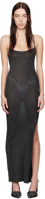 Photo: MISBHV Black Knitted Long Maxi Dress