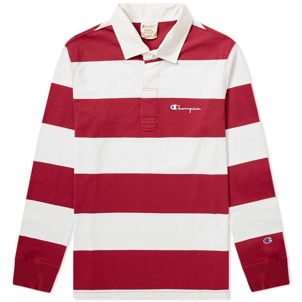 Photo: Champion Reverse Weave Stripe Rugby Shirt
