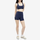 Adanola Women's Ultimate Micro Piping Crop Shorts in Navy