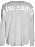 PALM ANGELS - Logo Print Over Cotton T-shirt