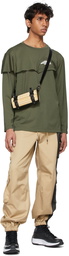 Feng Chen Wang Khaki & Black Twill Cargo Pants