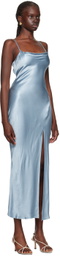 BEC + BRIDGE Blue Margot Split Midi Dress