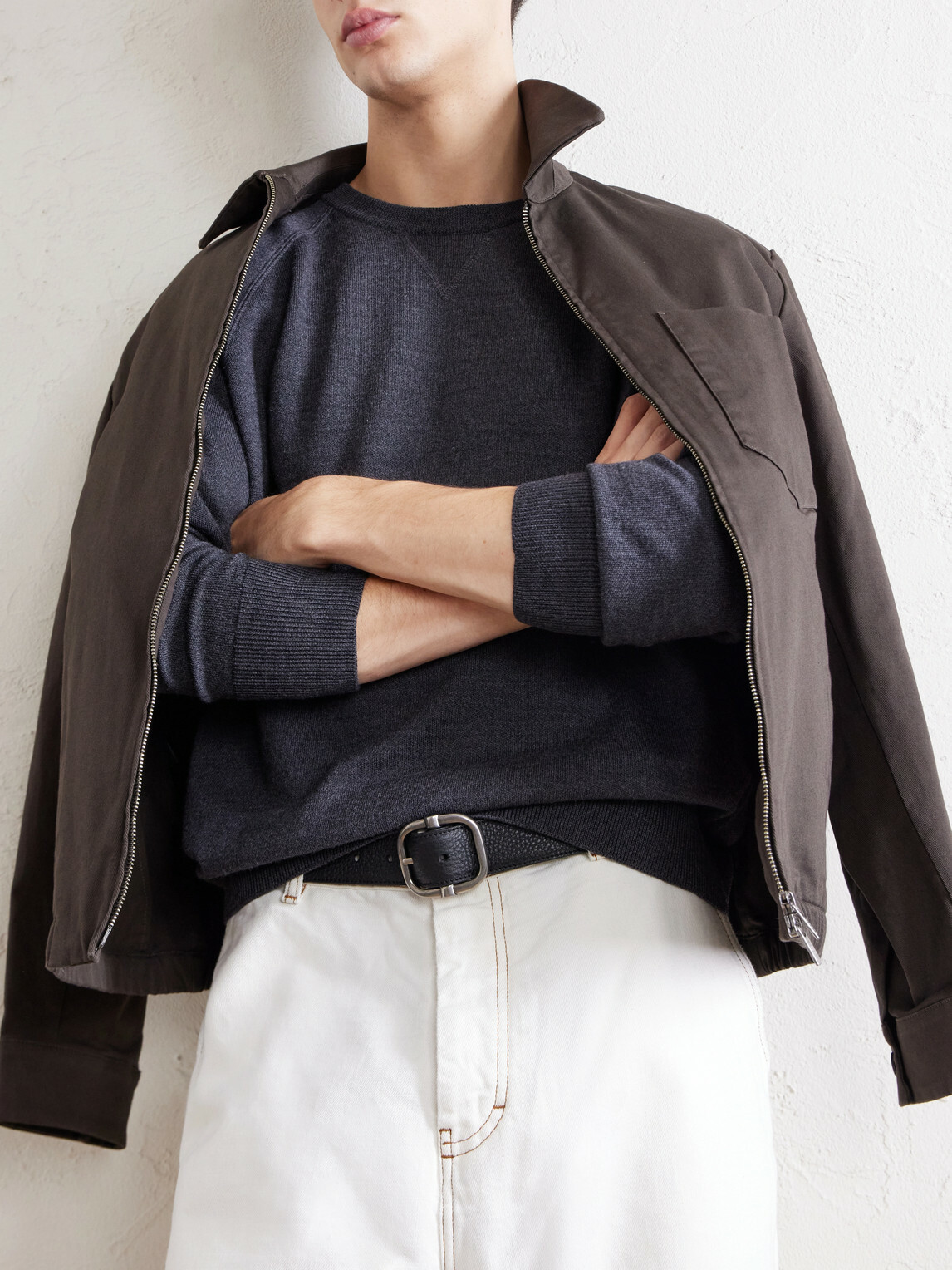 Barena - Merino Wool Sweater - Gray
