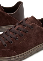 Jimmy Choo Diamond Flex Suede Sneakers Brown