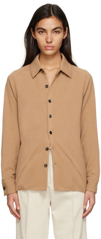 Photo: ZEGNA Tan Buttoned Shirt