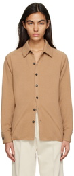 ZEGNA Tan Buttoned Shirt
