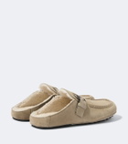 Tod's Gommino® shearling-lined suede mules