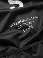 PAS NORMAL STUDIOS - Mechanism Logo-Print Stretch-Jersey Cycling Top - Black