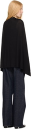TOTEME Black Drawstring Cape