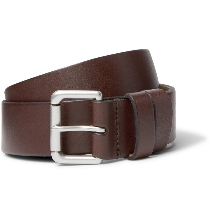 Photo: Polo Ralph Lauren - 4cm Brown Leather Belt - Brown