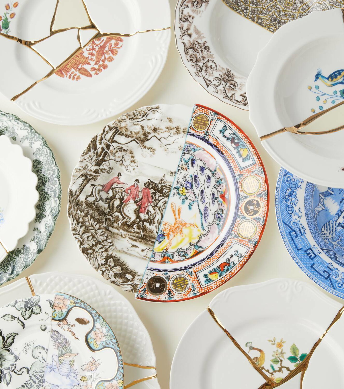 Seletti Hybrid Eusapia dinner plate