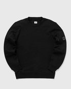 C.P. Company Diagonal Raised Fleece Sweatshirts   Crewneck Black - Mens - Sweatshirts