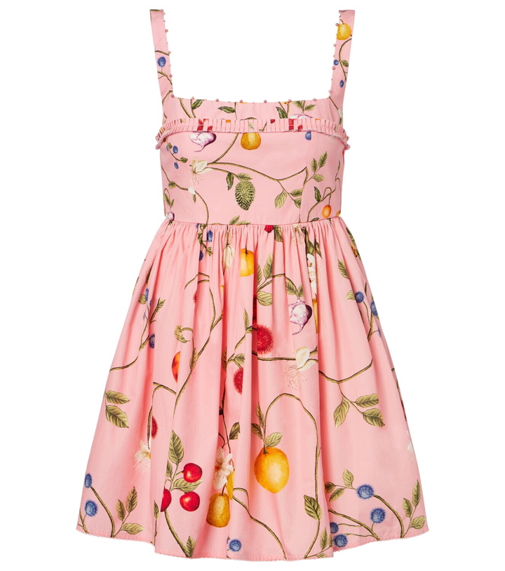 Photo: Agua by Agua Bendita Barbara Mini printed cotton minidress
