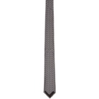 Givenchy Black Seasonal Print Chevron Tie