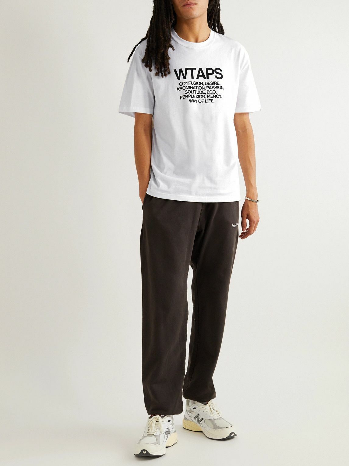 Wtaps - Printed Cotton-jersey T-shirt - White Wtaps