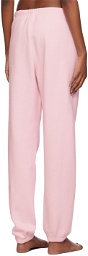 SKIMS Pink Cotton Fleece Classic Jogger Lounge Pants