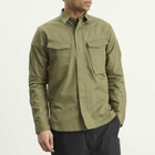 Maharishi Men's Hemp Custom Shirt in Olive Og-107F
