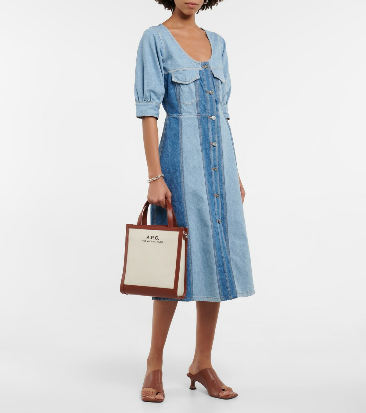 A.P.C. - Camille Small canvas tote abg A.P.C.