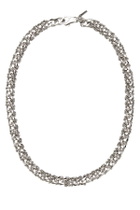Emanuele Bicocchi 925 Silver Entwined Chain Necklace