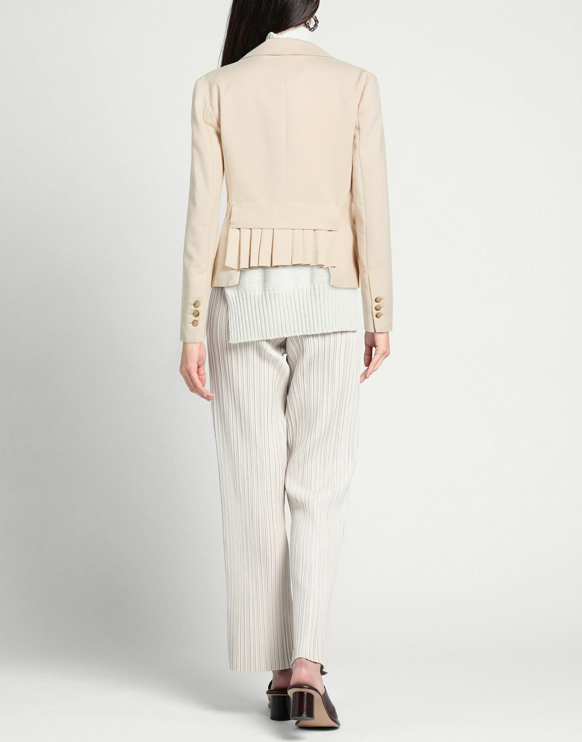 Alessia Santi Womens Blazer in Beige