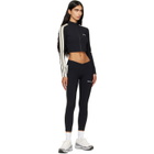 Palm Angels Black Classic Logo Low Track Leggings
