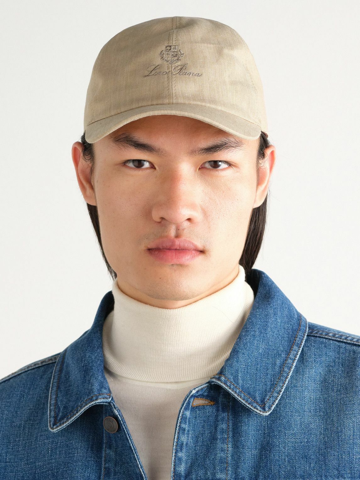Loro Piana - Logo-Embroidered Linen Baseball Cap - Neutrals