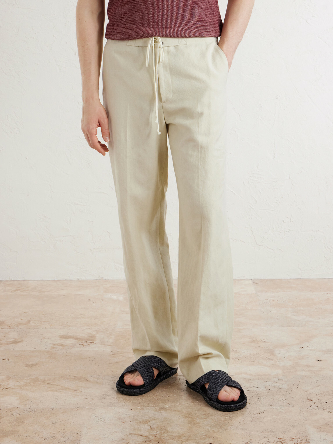 Mr P. - Woven Sandals - Black