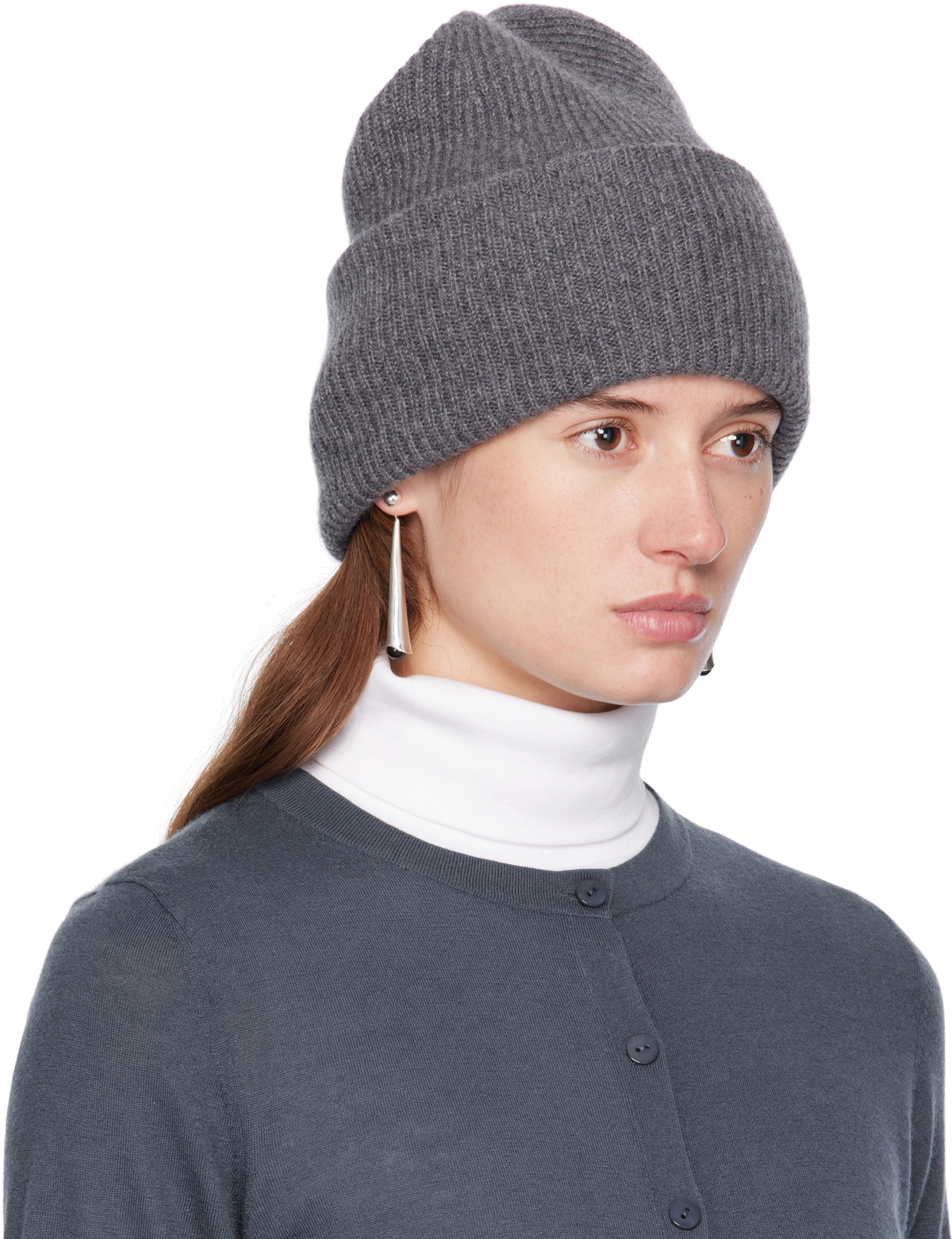 LISA YANG Gray 'The Stockholm' Beanie