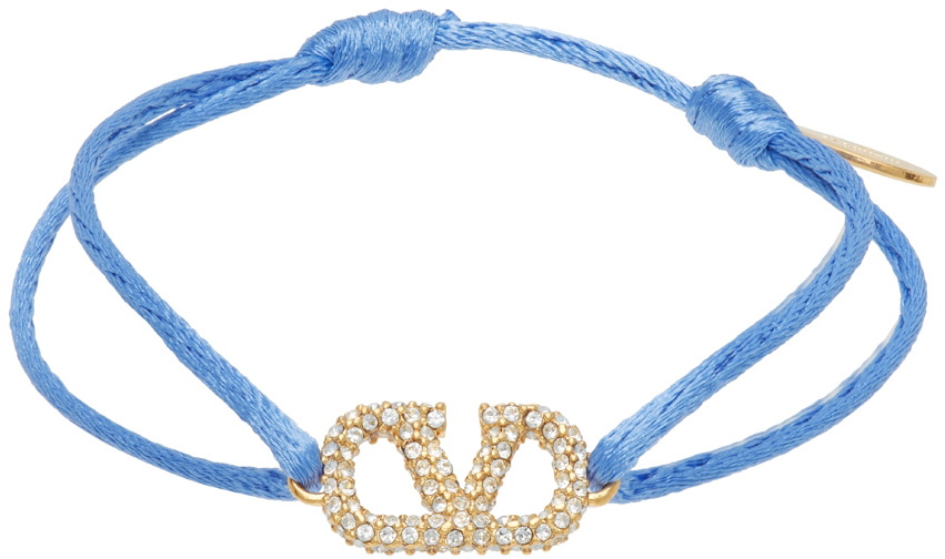 Bracelet Valentino En Or Plaqué - Modèle Avec Plaque, état Comme Neuf, Occasion De Qualité