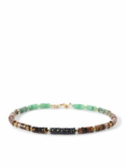 Peyote Bird - Delphi Gold-Plated Multi-Stone Beaded Bracelet