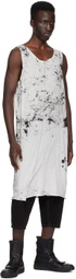 NICOLAS ANDREAS TARALIS White Graphic Tank Top