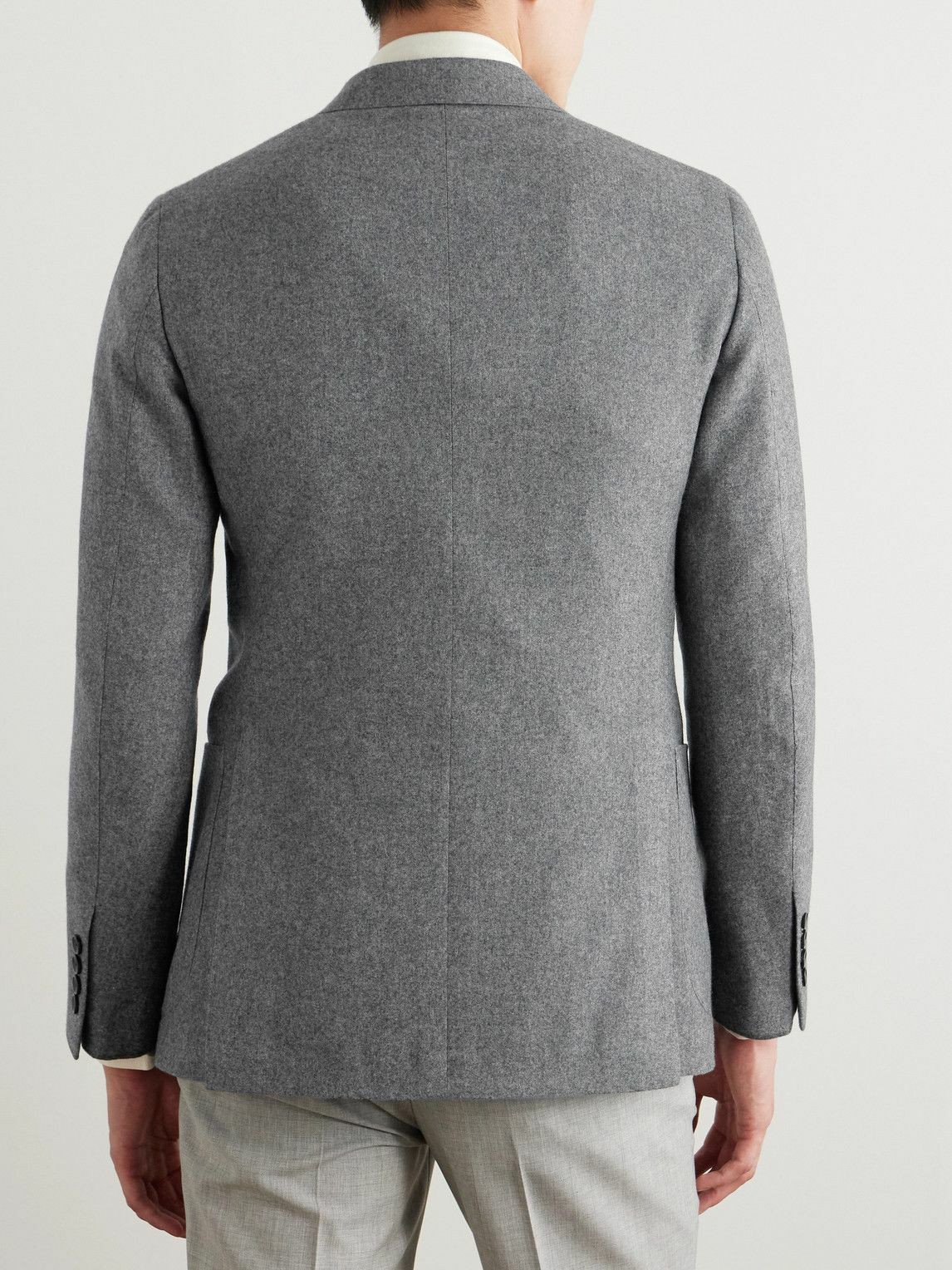 Kingsman - Slim-Fit Cashmere-Felt Blazer - Gray