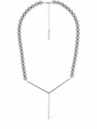 Y/PROJECT - Maxi Y Faux Pearl Collar Necklace