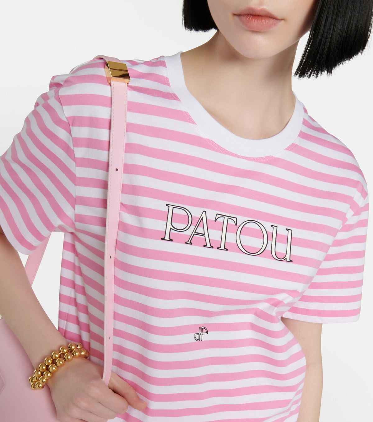 Patou Logo striped cotton T-shirt
